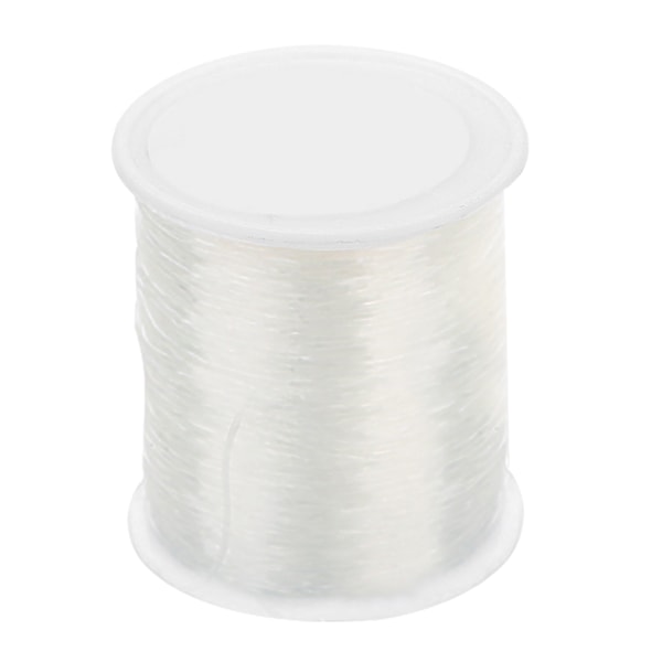4 rullar pärlsträng 109yd lång 0,03 tum diameter elastisk fiber slitstark armbandsträng för halsband smycken DIY