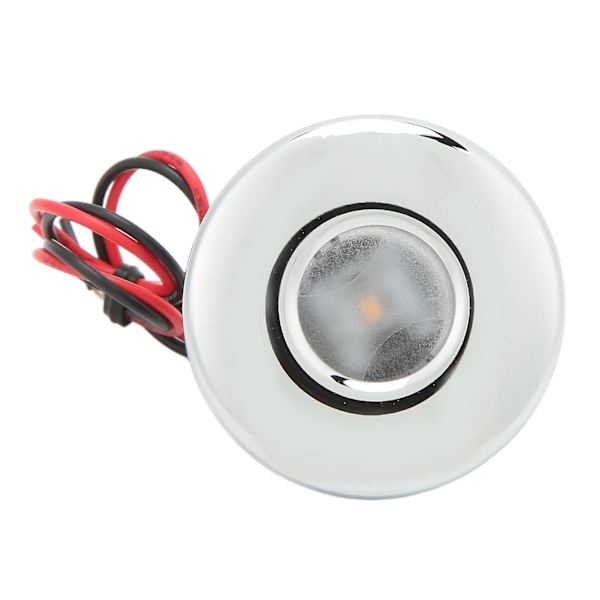 39mm DC 12V LED Ganglys 100LM Varmt Hvidt Lys 3000K IP67 Vandtæt Rustfri Glat Overflade til Båd RV Hjem