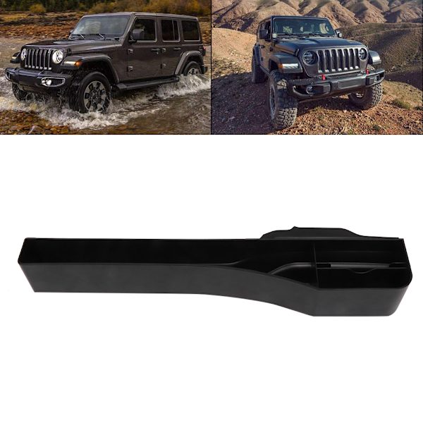 Passagersæde Lomme Gear Shift Panel Side Opbevaringsboks Co-pilot Organizer Box Passer til Jeep Wrangler JL