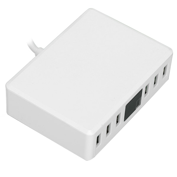 6-ports QC 3.0 USB-laddare Snabbladdning Digital display Smart laddstation 100‑240VAU-kontakt 100‑240V