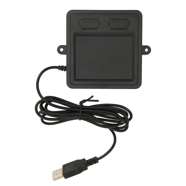 Kablet USB Touchpad Multifunksjonell høyfølsom 2-knappsdesign Svart bærbar styreflate for bærbar PC Desktop Hjemmekontor