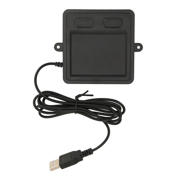 Kablet USB Touchpad Multifunktionel Høj Følsomhed 2 Knap Design Sort Bærbar Trackpad til Bærbar Computer Stationær Hjemmekontor