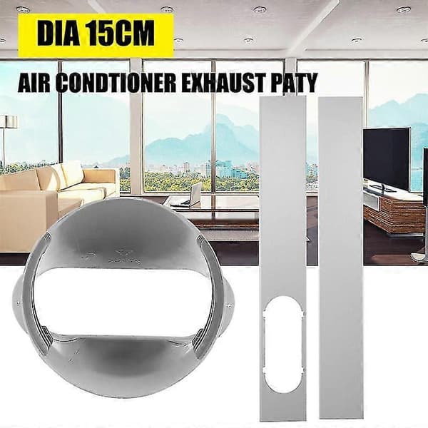 Bærbar klimaanlegg vindusforseglingssett for Shinco, LG, Samsung, Haier, Chigo - Justerbart AC-ventilpanel og eksosrøradapter D