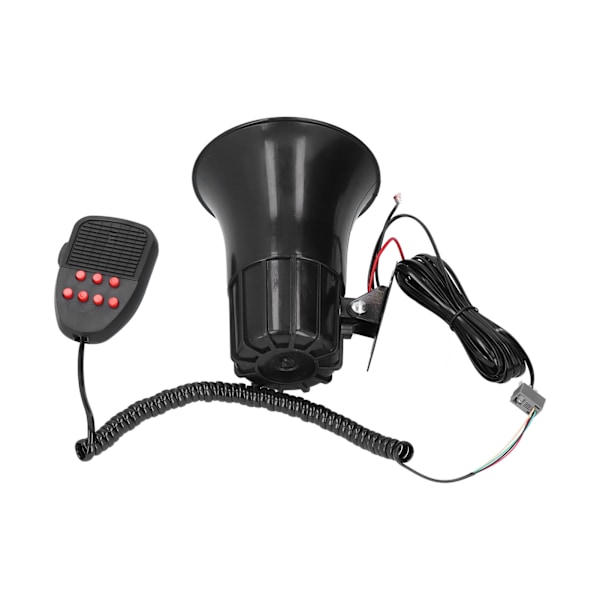 12V 50W 115db Auton Torvi PA-mikrofonilla 7-ääni Hätävaroitus Hälytys Palohälytin Autolle Kuorma-autolle RV
