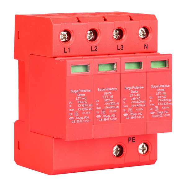 4P 40KA 385V Husoverspenningsvern Lavspenningsavleder 20A