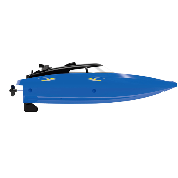 2.4G vedenpitävä kaukosäädinvene nopea RC Ship Speedboat lasten lelu malli sininen