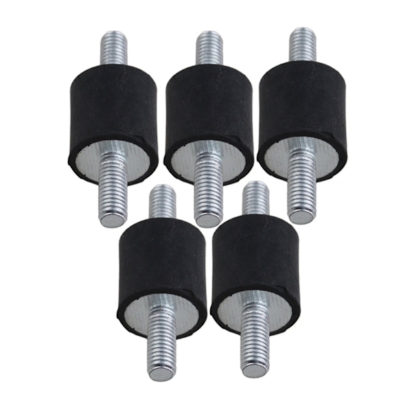 M5 Gummi Dobbelt Ender Skrue Anti-vibration Montering (5stk) til Pumpe