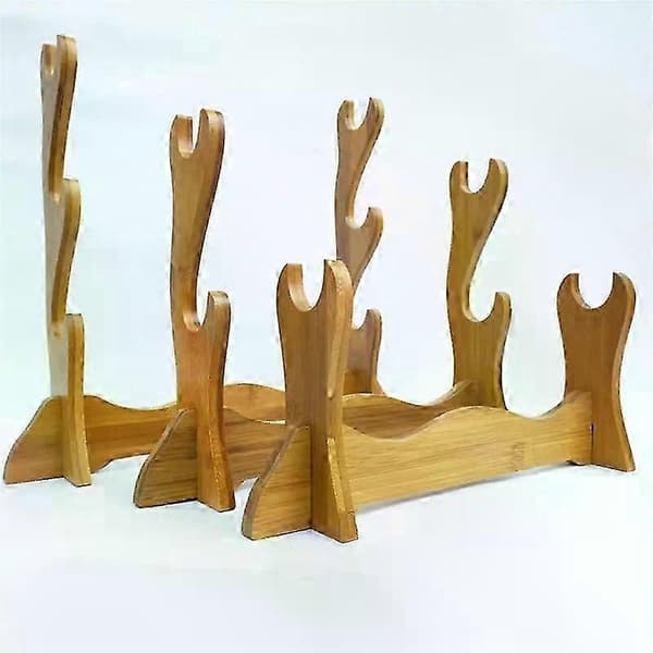Wooden Display Stand for Katana, Samurai Swords, and Knives - Adjustable Shelf for Cosplay and Home Decor B-1PCS