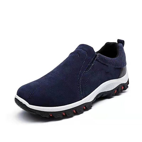 Åndbare Slip-On Sportsko til Mænd i Store Størrelser - Efterår Supply45 Blå