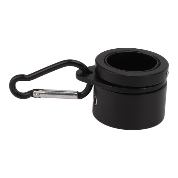 2 st G3/4 flaggstångsringar i aluminiumlegering 360° roterande anti-wrap snurrande flaggstångsmonteringssats svart