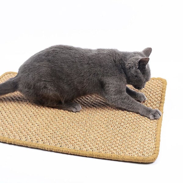 Sisal-kissan raapimismatto - 30x40 cm - satunnainen väri