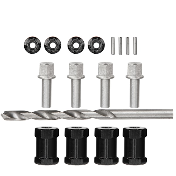 RC forlengelses- og utvidelseskobling med 5,5 mm bor for SCX10/TRX4 1/10 RC-bil 20 mm