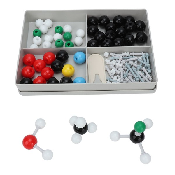 122 st Molecular Organic Oorganisk Structure Kit Atom Link Model Set för Student Lärare