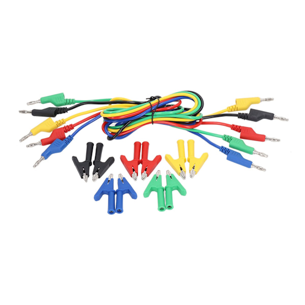 Testledninger sett bananplugg til krokodilleklemme krets elektrisk testledning sett 4mm JT1016