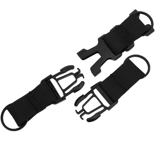 Outdoor Multifunction Tactics Midjeveske Ryggsekk Nøkkelringtilbehør Sports Nylon HengespenneMultifunction Tactics Midjeveske Nøkkelring svart