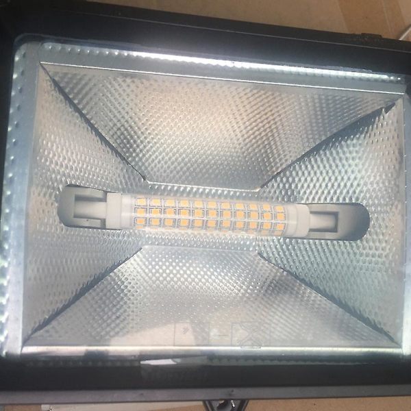 10 W LED R7s polttimo 118mm lämmin valkoinen 2 kpl