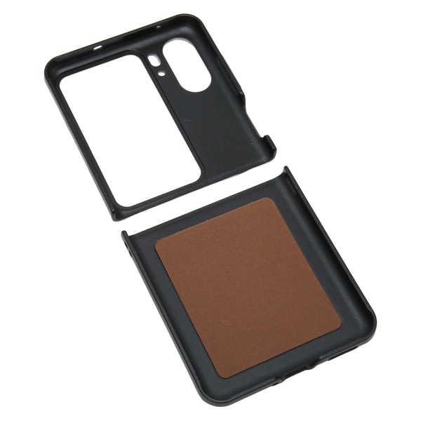 Vikbart phone case ABS Skyddande glänsande cover Anti Drop Case för Find N2 Flip White