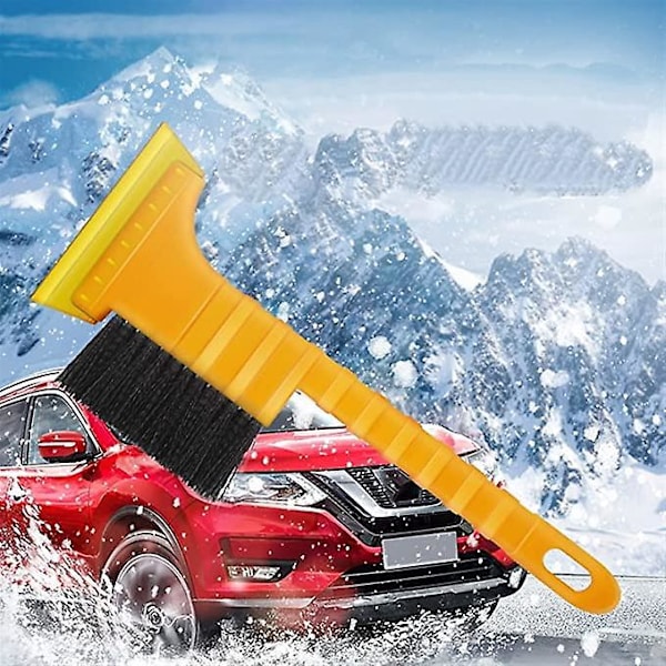 Isskraper Bilbørste Snøbørster Verktøy Spade Bilfrontrute Is- og Snøskrapeverktøy Snøkost Magisk Frontrute Isskraper 35*12cm Snøbørste