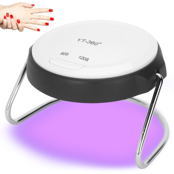 18W USB bærbar gellak-neglehærdningsmaskine LED UV-negletørrerlampe Manicureværktøj