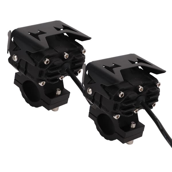 Motorcykel LED Spotlight Dobbelt Linser Dobbelt Farver 12‑20V Universal til Pickups Biler SUV'er ATV'er