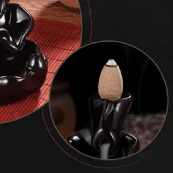 Tilbagevendende røgelsesbrænder antik stressaflastning elegant søvnhjælp keramisk røgelsesbrænder til hjemmet meditation cafe