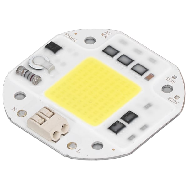 COB Lamp Bead High Power LED Chip Høy lysstyrke Drive Free for DIY Lamp Flomlys Innendørsbelysning 220V100W Kald Hvit 5800K-6500K