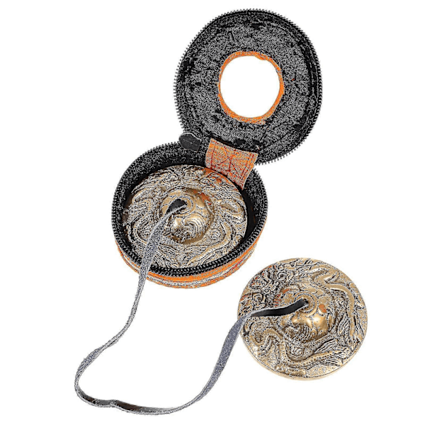 Messinki-instrumentit Chakra-symbaalit Kellon säilytyskotelo Tiibetiläinen kello Healing-symbaali Zekai