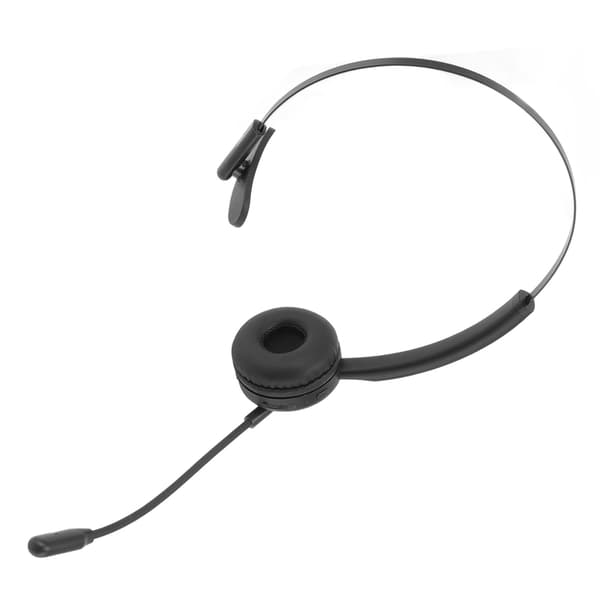 Call Center Headset Brusreducerande Bekvämt Justerbart Bluetooth-headset med mikrofon och magnetisk laddningsbas