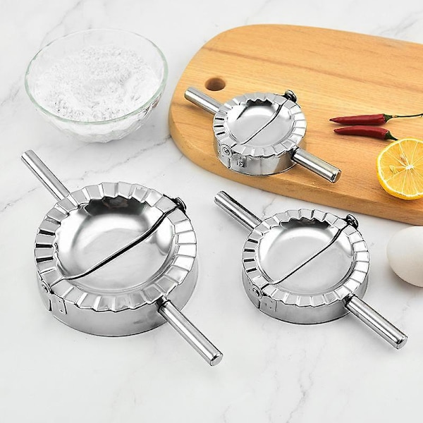 Rostfritt Stål 2-i-1 Dumpling Maker - 3-pack