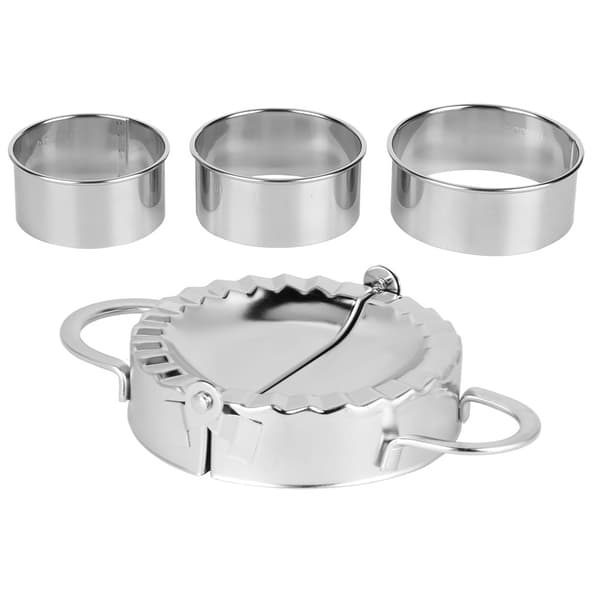 Hushåll 304 Rostfritt Stål Manuell Dumpling Degpressare Formar Kit Köksredskap