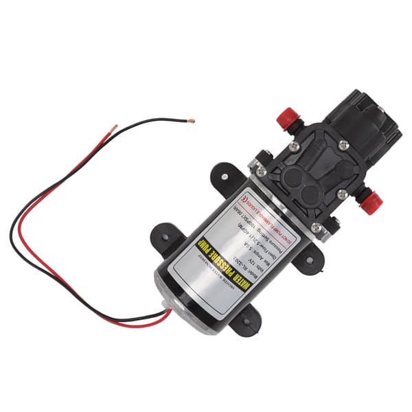 Membranvattenpump Självsugande Intermittent Membranpump Högtrycksvattenpump för Hem Marin RL 3203 (12V)