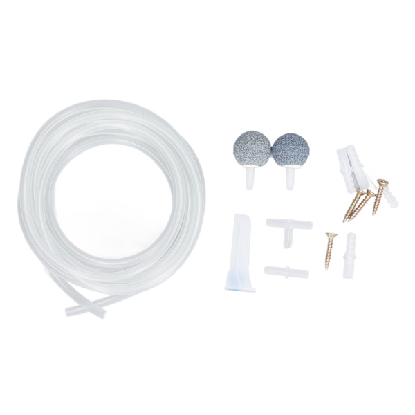 Solcelledrevet iltpumpe - 3-trins justerbar luftpumpe med 6V 4W solpanel til fiskebeholder