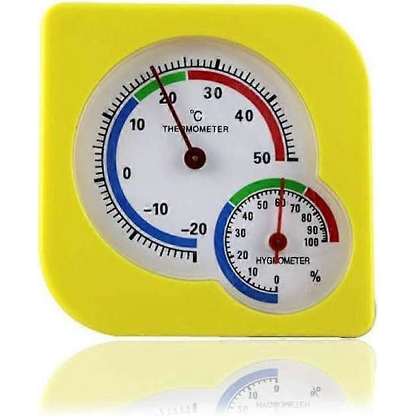 Multifunktionell Termometer Mini Utomhus Inomhus Hygrometer Fuktmätare Temperaturmätare
