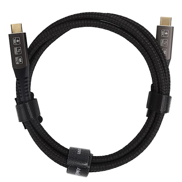 Type C-kabel USB4.0 DVI HD-adapter Hurtigopladningsledning 5K ved 60Hz PVC Plug and Play 1,2m/4,0ft
