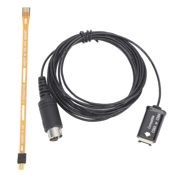 Cs63 Sound Aids Programmering Kabel Juster lydstyrke Stabil Signaltransmission Programmerbart tilslutningskabel