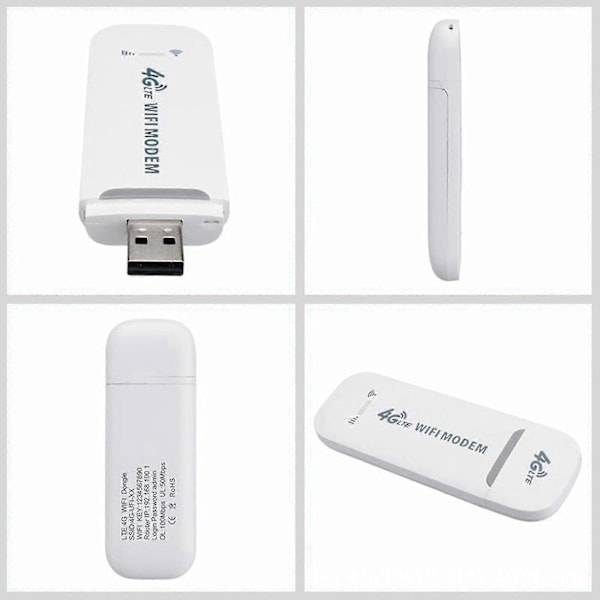 Avattu 4G USB-modeemi SIM-korttipaikalla - Mobiili langaton reititin WiFi-hotspotilla