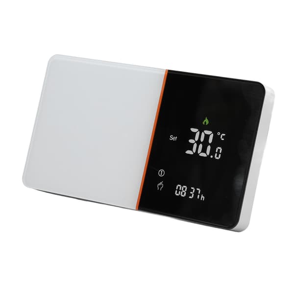 Termostat 5A dubbelsensor spara pengar skydda miljön LCD-temperaturregulator för värmekontroll 95‑240V