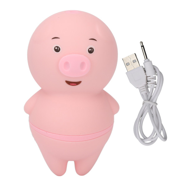Klitoris Nippel Stimulator Slikker Suger Masserer Lav Støj USB Genopladelig Piggy Klitoris Stimulator