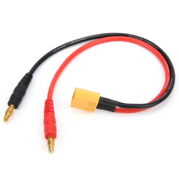 22 cm RC batteriladdning XT60 till 4,0 mm bananplugg 14AWG kabel för Lipo batteriladdare