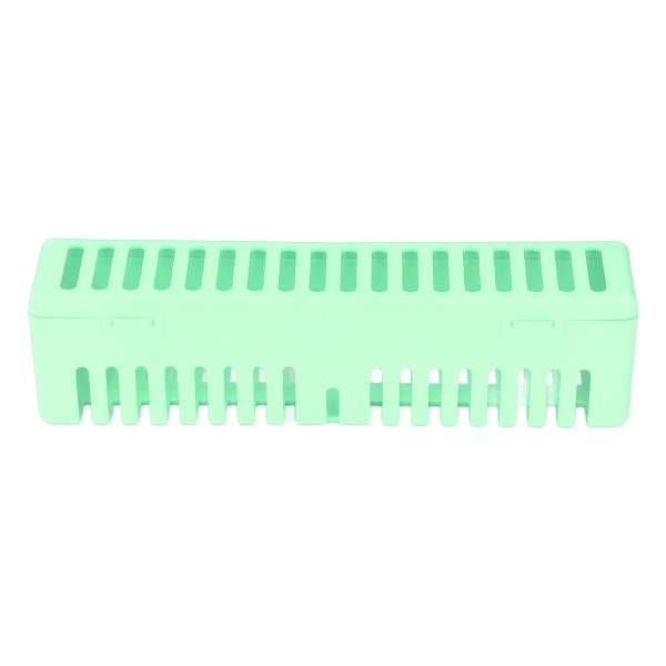 Hammaslääketieteellisten instrumenttien autoklaavilaatikko muovinen hammaslääketieteen välineen puhdistussäiliö Vihreä