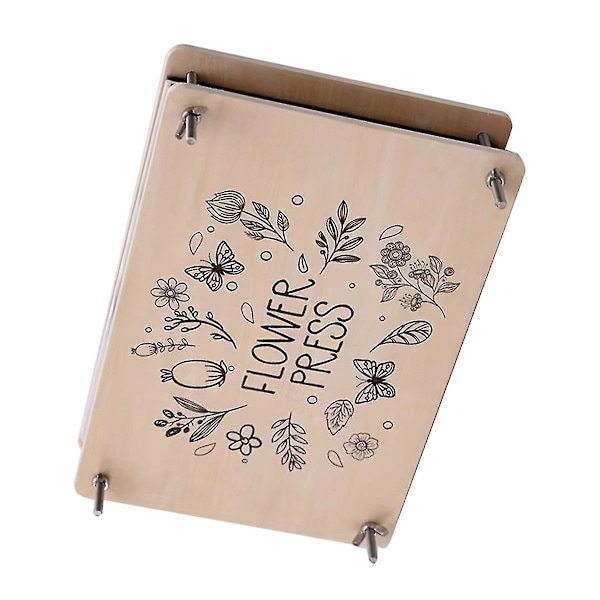Professionelt blomsterpresse-sæt, 30x21cm DIY blomsterpresse-sæt kompatibelt med voksne til fremstilling af tørrede blomster &-B5