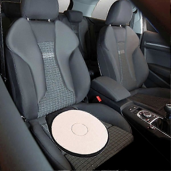 360 Pad Vridbar Plattas Sittdyna för SUV Bärbar Kontor Båt Vadderad Fordon Vridbar Hem och Kudde Bil Universal Halkfri Automatisk Smärtlindring Rullstol Lätt att Glida M