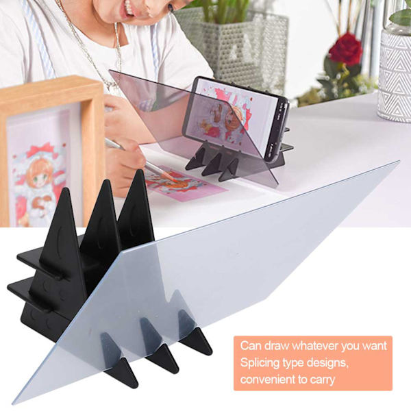 Tegnebrett Maleri Skrivebord Skisse Speil Refleksjon Stencil Board9inch