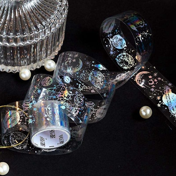 Rhinestone-timanttinauha hää- ja kakkukoristeluun 30mm x 3m, värillinen liimapinta-vaihtoehto
