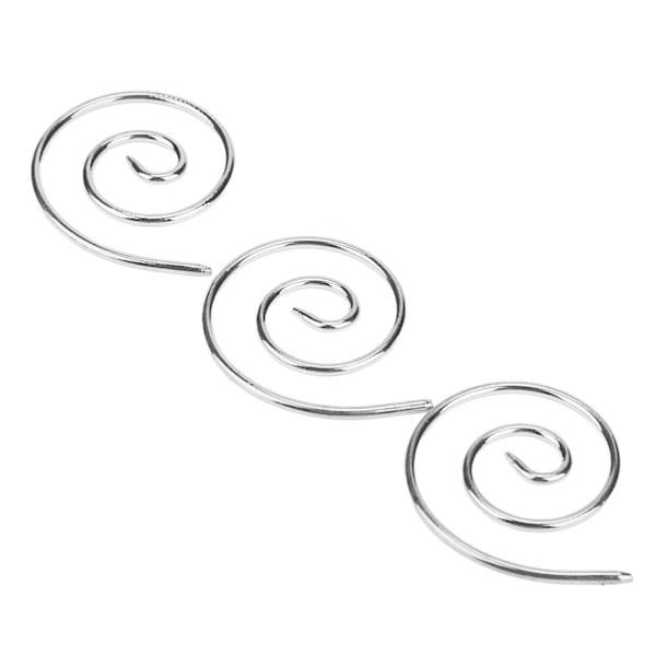 3 st spiralkabel sticknål Lättviktig bekväm rostfritt stål hushållssticknål för gör-det-själv-sjalar Sjalar Mössor Silver