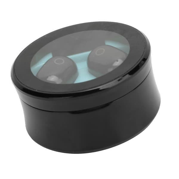 SMS-T10 TWS Trådlösa Bluetooth-hörlurar Uppladdningsbart headset med digital display (blå)