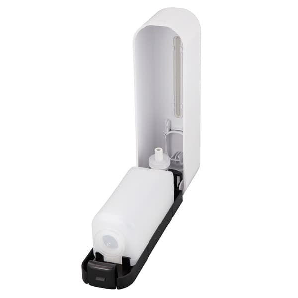 300 ml manuell tvåldispenser press ABS väggmonterad duschgelbehållare för hemhotell vit
