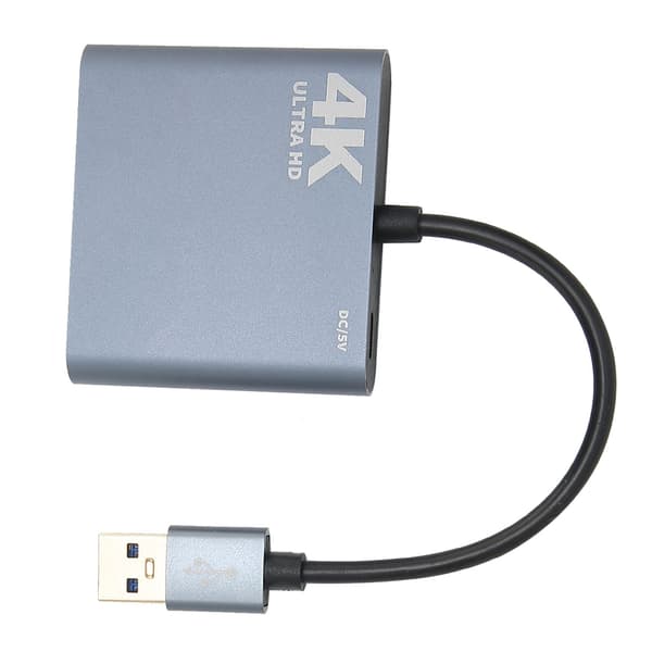 Ljudvideofångstkort 4K 1080P USB 3.0 till HD Multimedia Interface Spelfångstkort