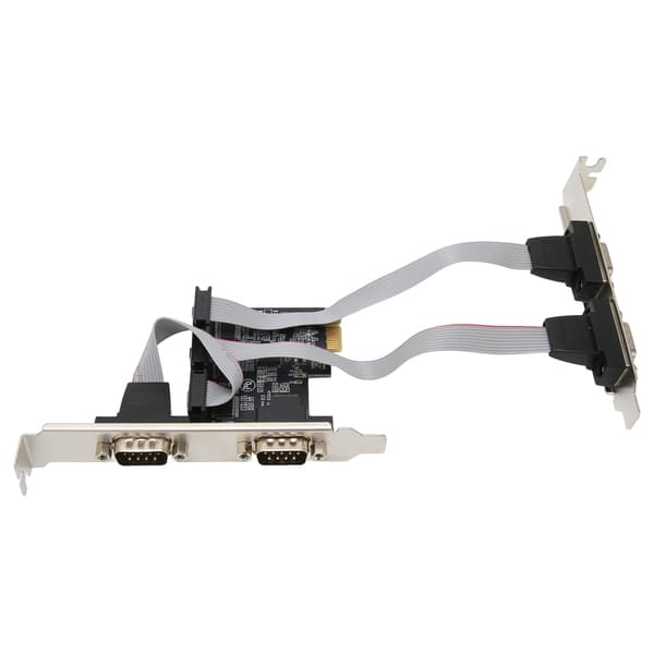 PCIE Udvidelseskort PCI Express X1 til Interface 4 RS232 Serielle Porte Bred Anvendelse Adapterkort