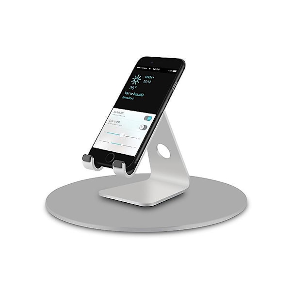 TV-vridplatta, 360° roterande monitorbas i aluminium, vridbar bas för TV och monitorer